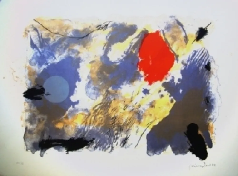 Litografía Guinovart - Sans titre 13