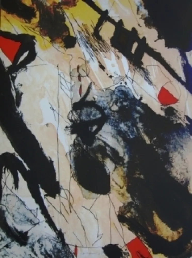 Litografía Guinovart - Sans titre 15