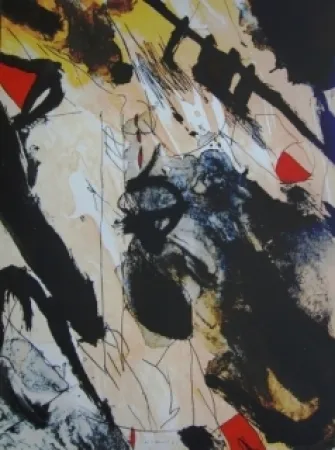 Litografía Guinovart - Sans titre 15