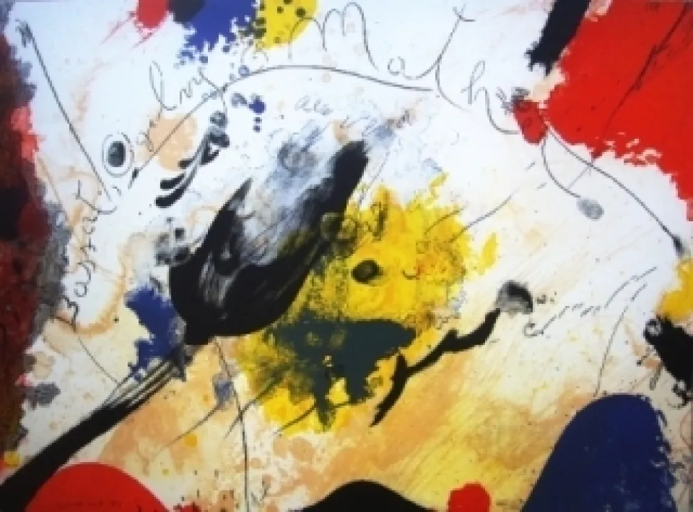 Litografía Guinovart - Sans titre 17