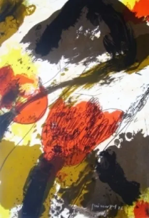 Litografía Guinovart - Sans titre 22