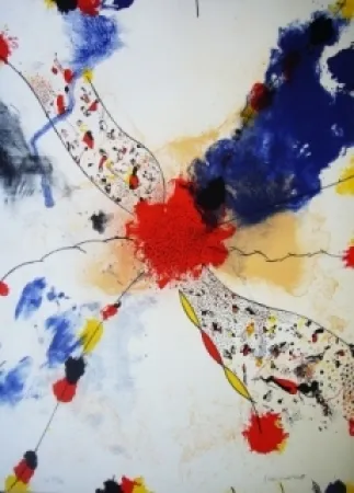 Litografía Guinovart - Sans titre 3