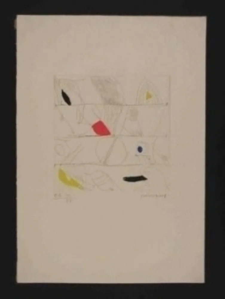 Grabado Guinovart - Sans titre