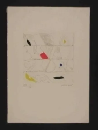 Grabado Guinovart - Sans titre