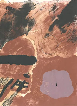 Litografía Guinovart - Sans titre 9