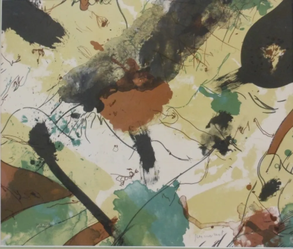 Litografía Guinovart - Sin titulo