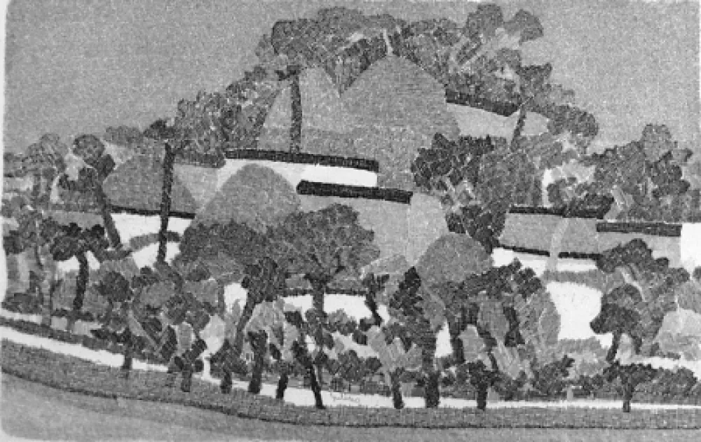 Aguafuerte Gulino - Paesaggio