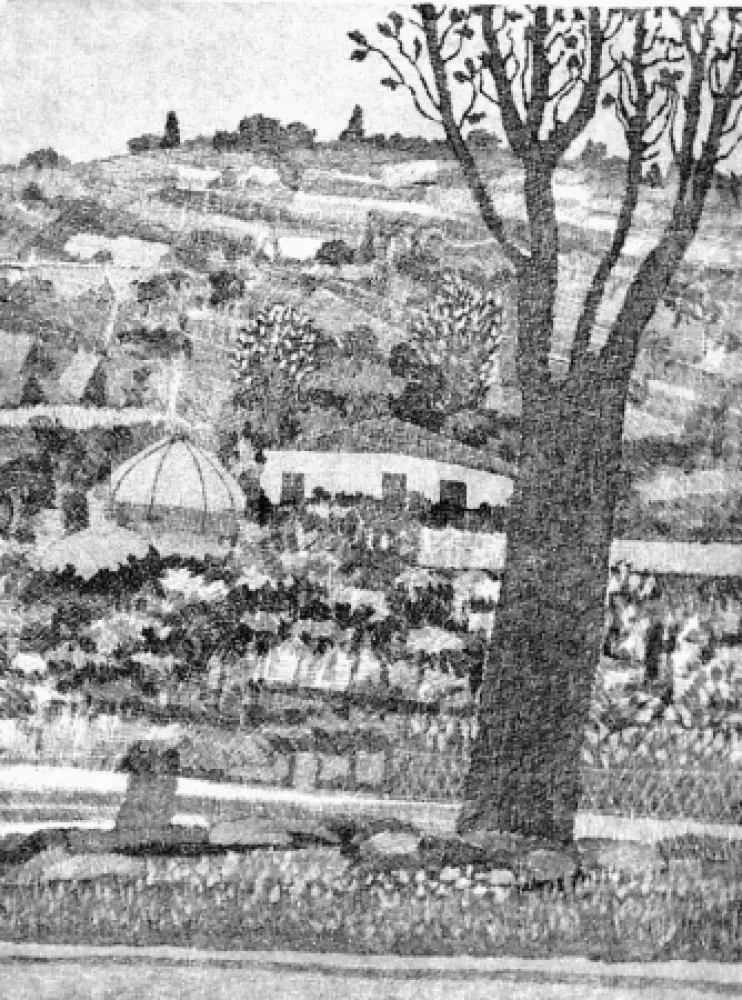 Aguafuerte Gulino - Paesaggio