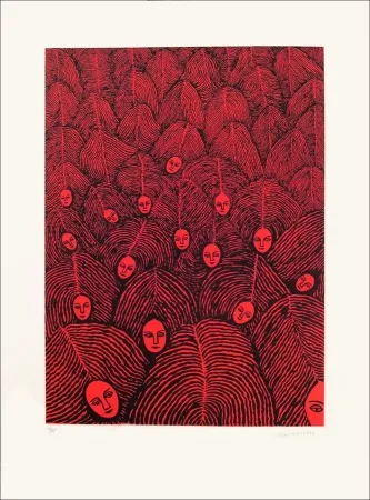 Litografía Gurbuz - Femme III