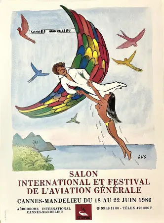 Cartel Gus - Salon International et Festival de l'Aviation Générale