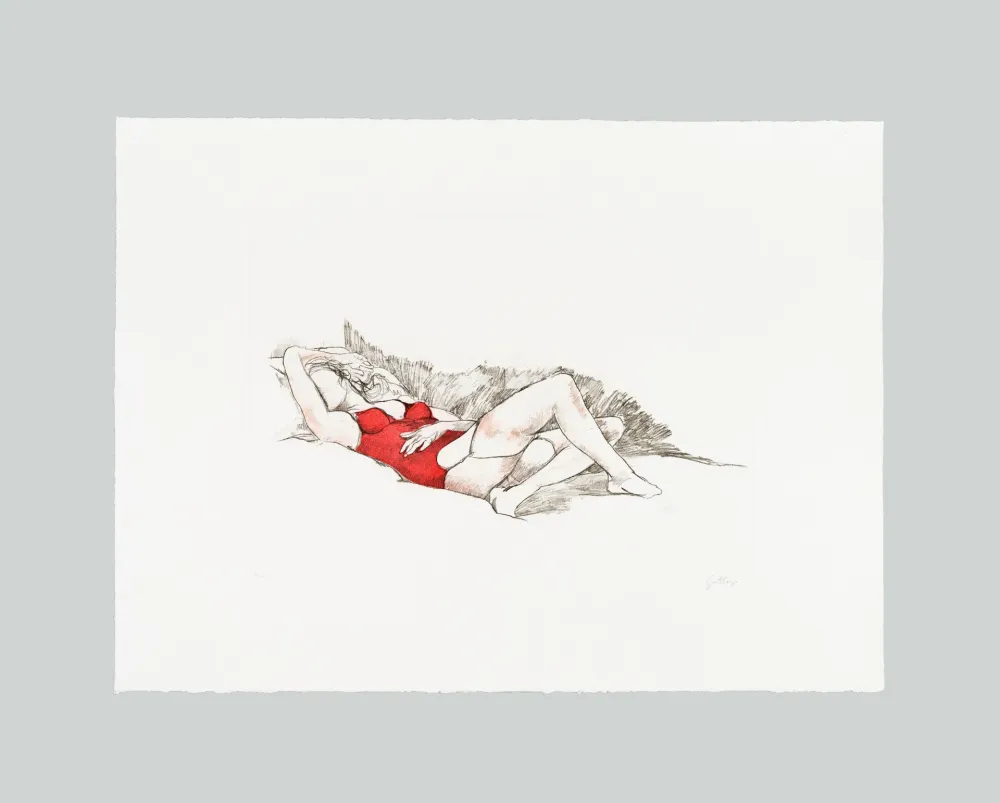 Aguafuerte Y Aguatinta Guttuso - L'amante