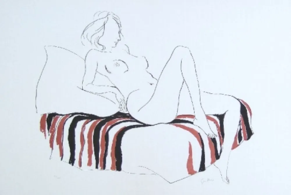 Serigrafía Guttuso - L'attesa