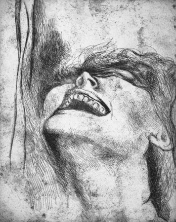 Aguafuerte Guttuso - L'urlo