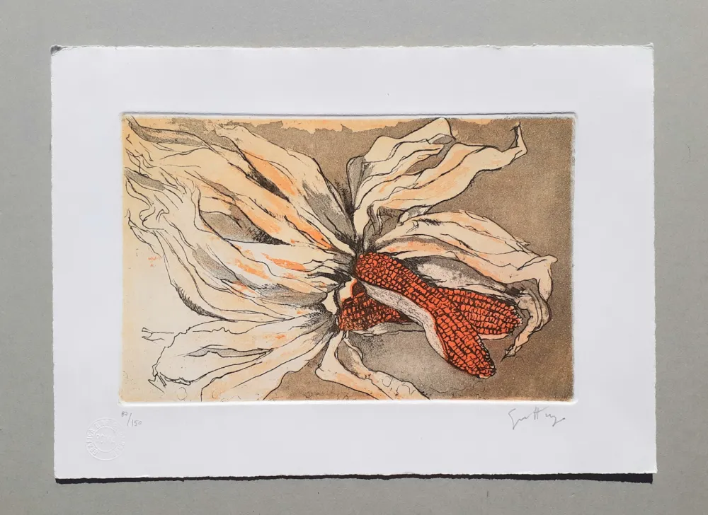 Aguafuerte Y Aguatinta Guttuso - Natura morta