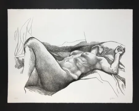 Litografía Guttuso - Senza titolo