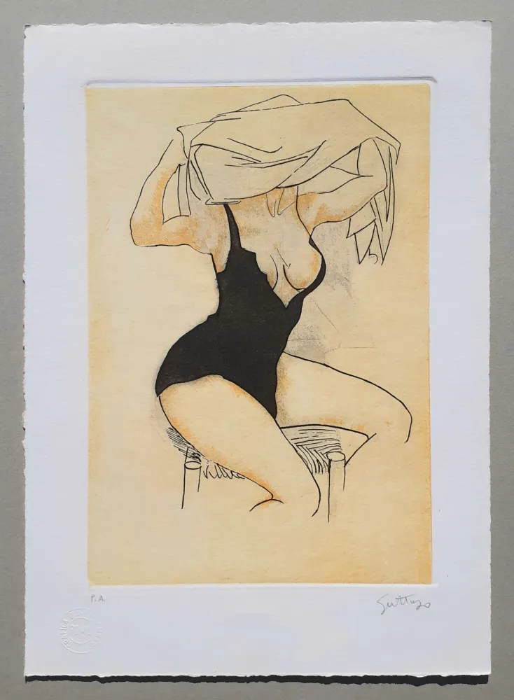 Aguafuerte Y Aguatinta Guttuso - Verso sera