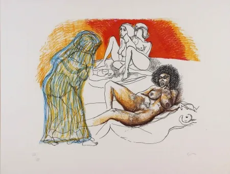 Aguafuerte Y Aguatinta Guttuso - Zefis a Usbek