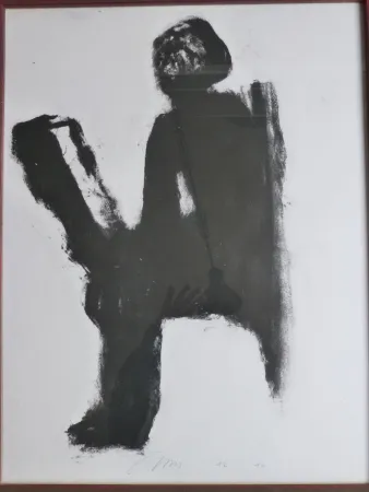 Carborundo Haas - Femme lisant ses mails 