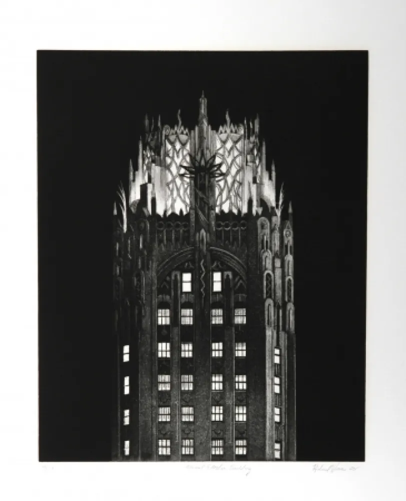 Grabado Haas - General Electric Building