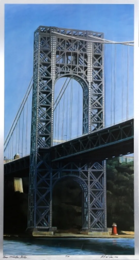 Litografía Haas - George Washington Bridge