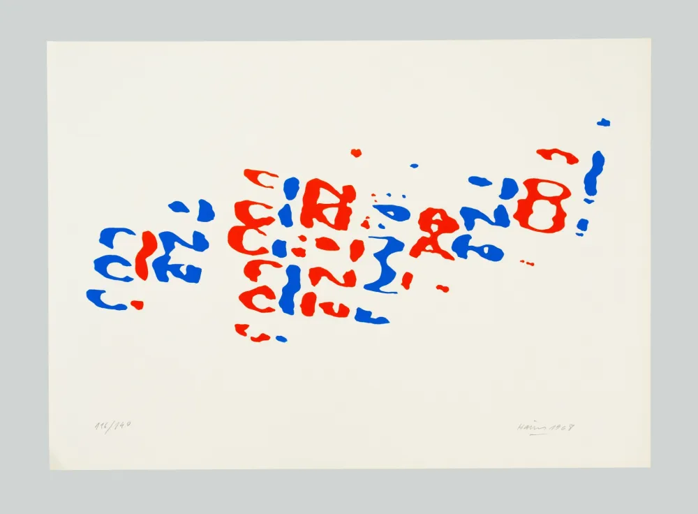 Litografía Hains - Cinzano