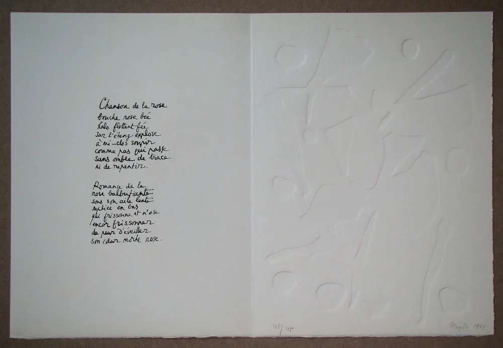 Relieve Hajdu - Hommage à Jean Cassou, 1968