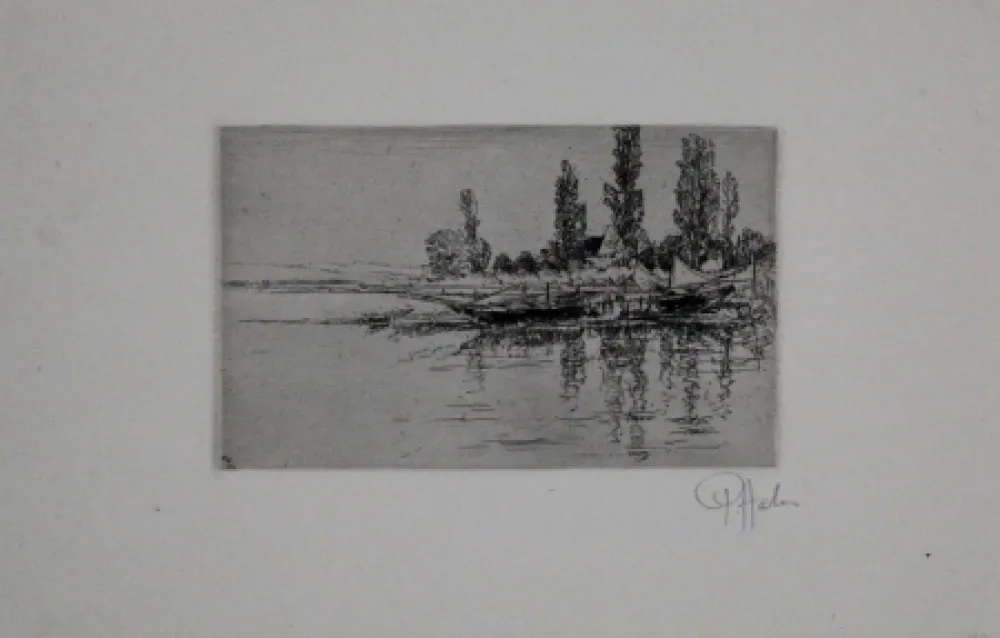 Grabado Halm - Anleger