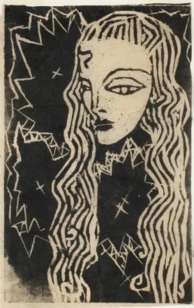 Grabado En Madera Hamerschlag - Portrait