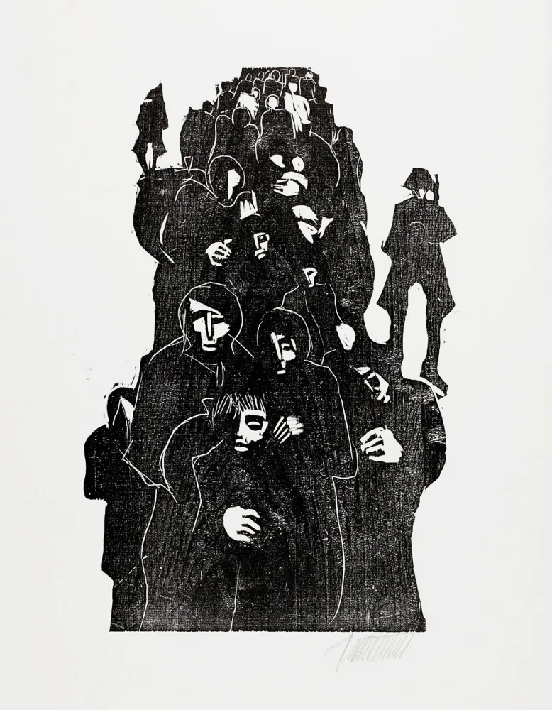 Grabado En Madera Hammerstiel - Täglich ist Allerseelen (Every Day is All Souls' Day)