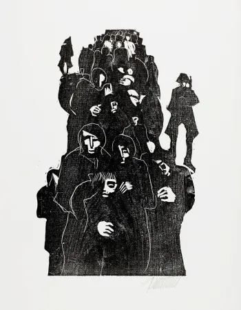 Grabado En Madera Hammerstiel - Täglich ist Allerseelen (Every Day is All Souls' Day)