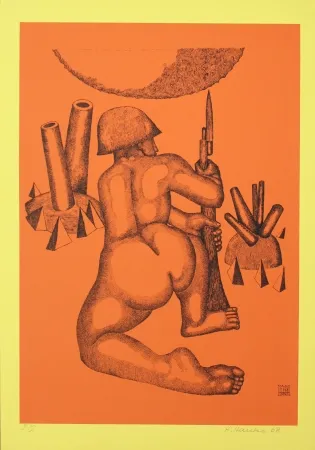 Litografía Hanko - Krieger (Warrior)