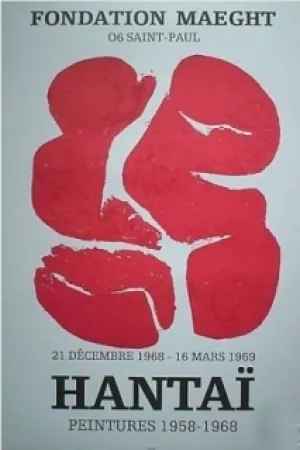 Litografía Hantai - Exposition saint pol de vence