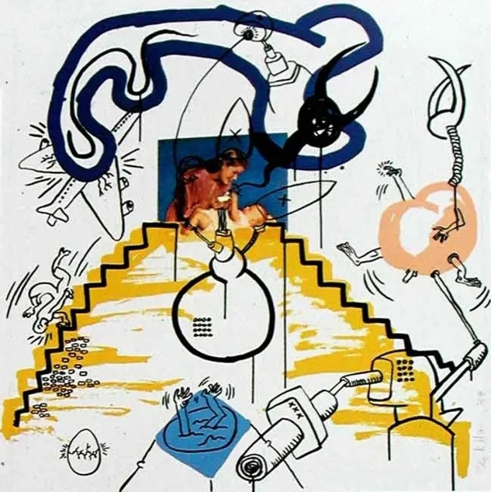 Serigrafía Haring - Apocalypse