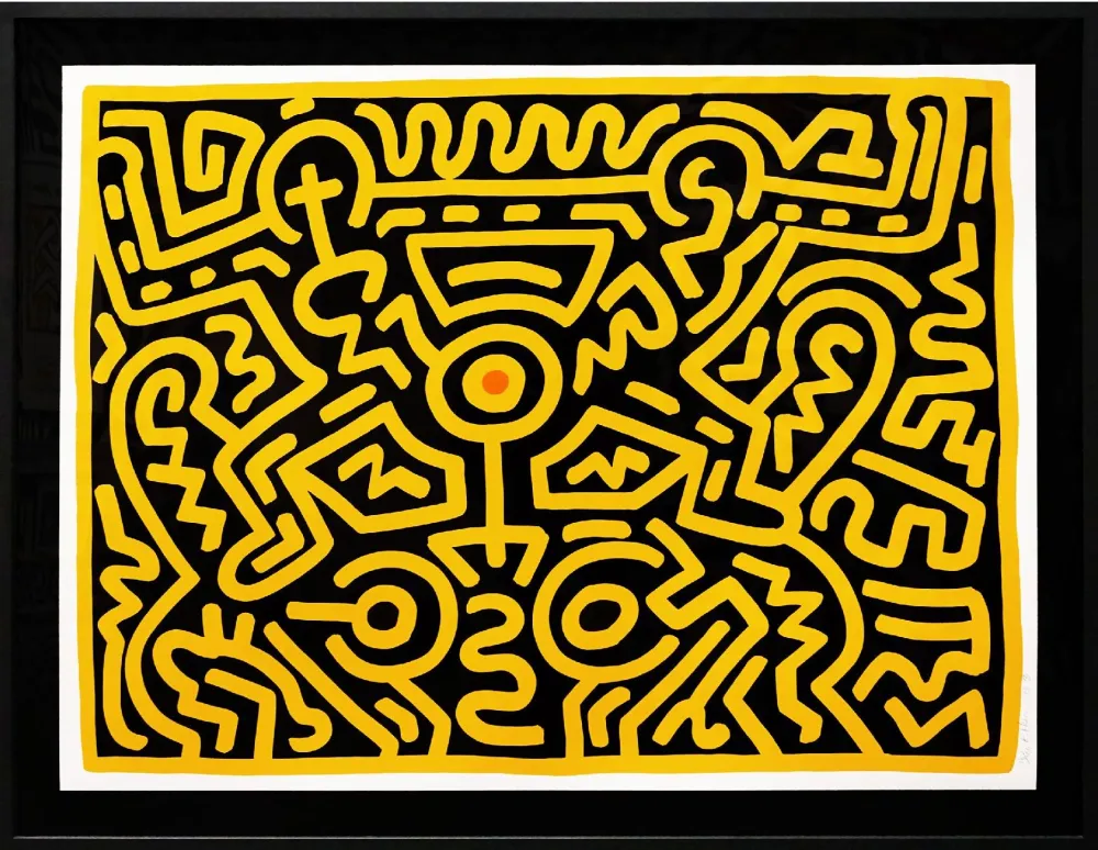 Serigrafía Haring - Growing 4
