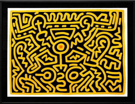 Serigrafía Haring - Growing 4