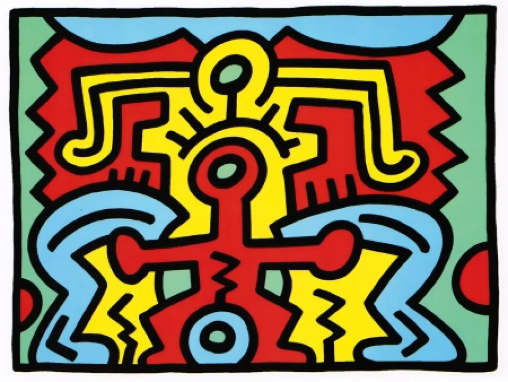 Serigrafía Haring - Growing #5