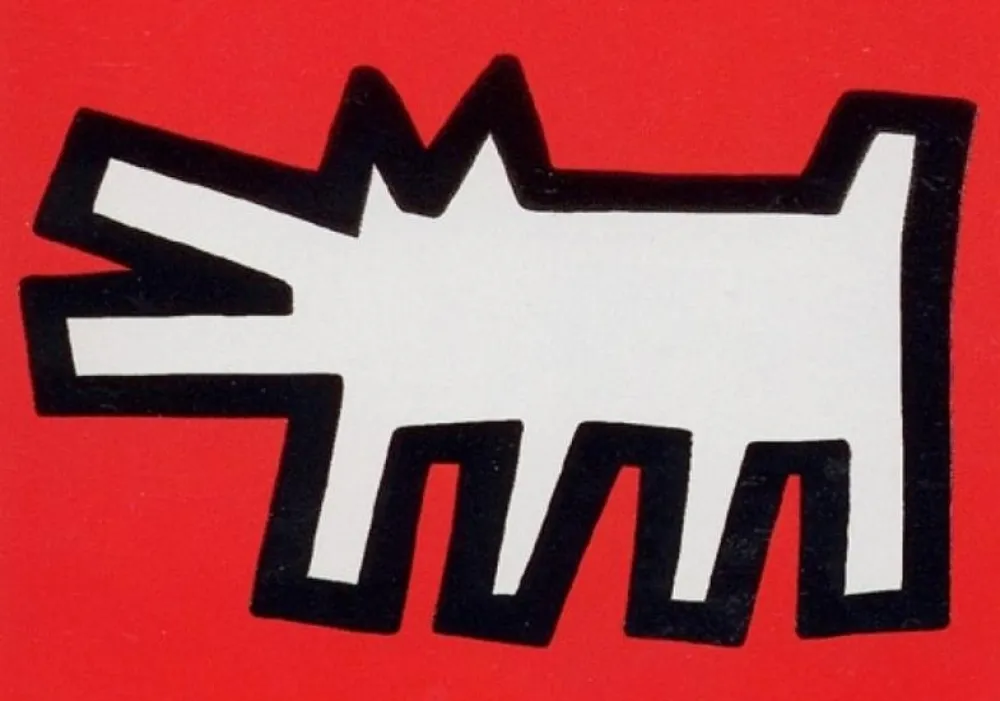 Serigrafía Haring - Icons 2 Barking Dog