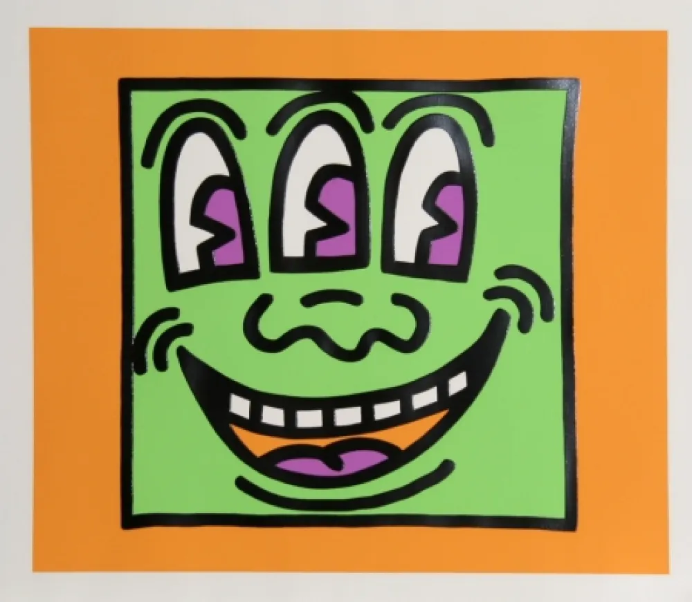 Serigrafía Haring - Icons - Three Eyes