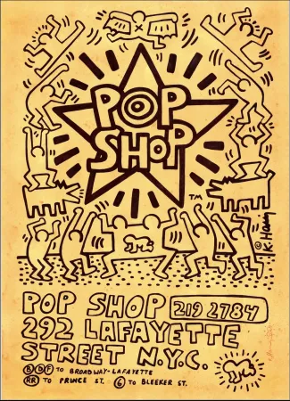 Sin Técnico Haring - Original Illustration for Pop Shop Poster III