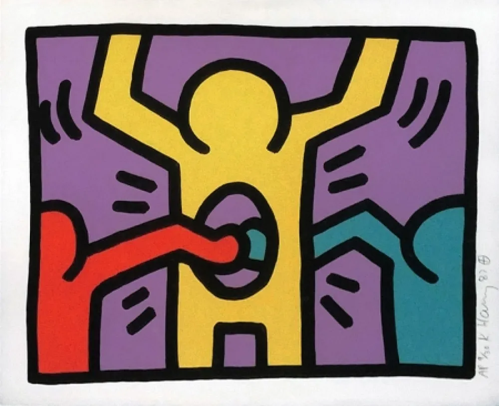 Serigrafía Haring - POP SHOP I (1)