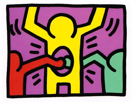 Serigrafía Haring - Pop Shop I (C)