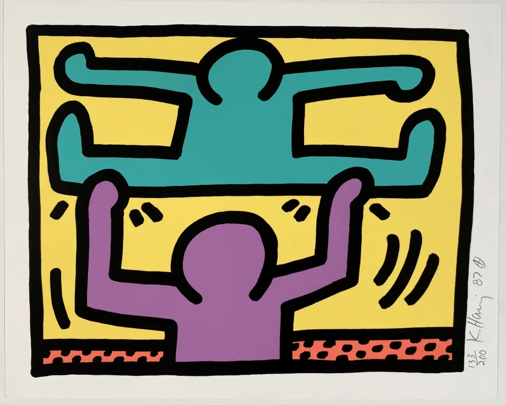 Serigrafía Haring - Pop Shop I (D)