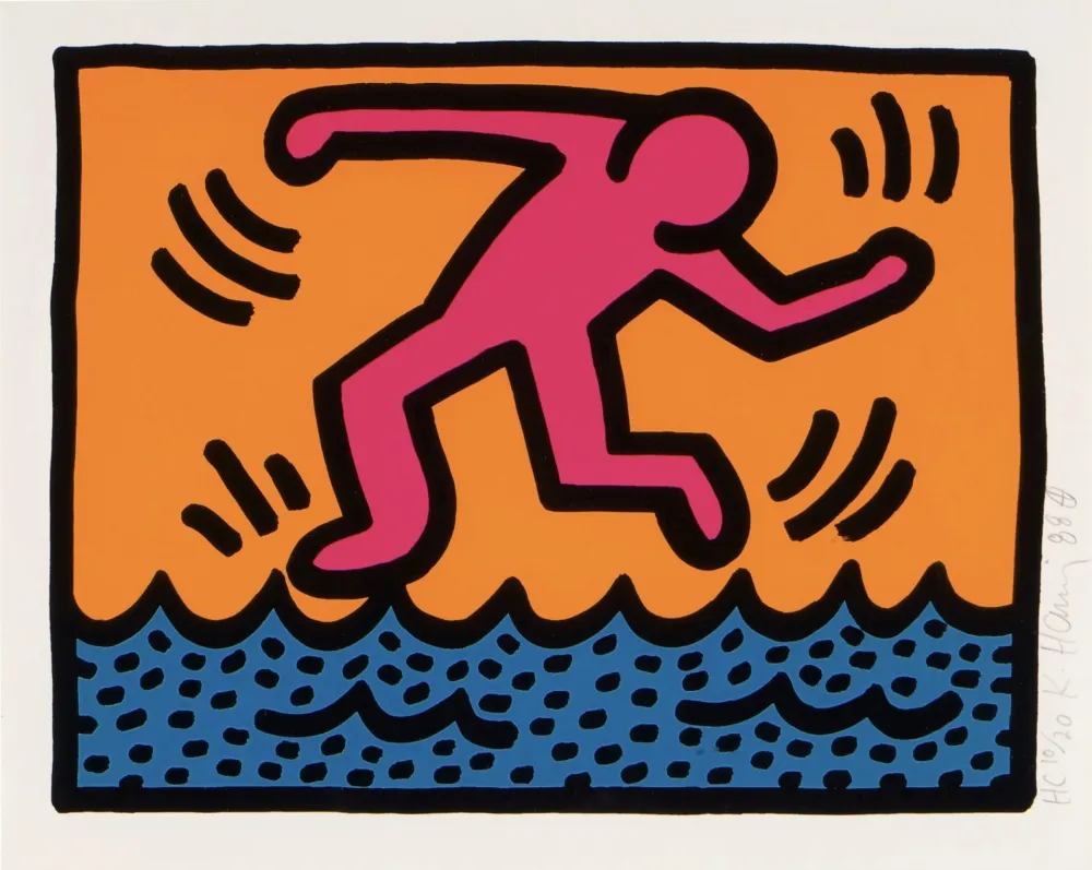 Serigrafía Haring - Pop Shop II (C)