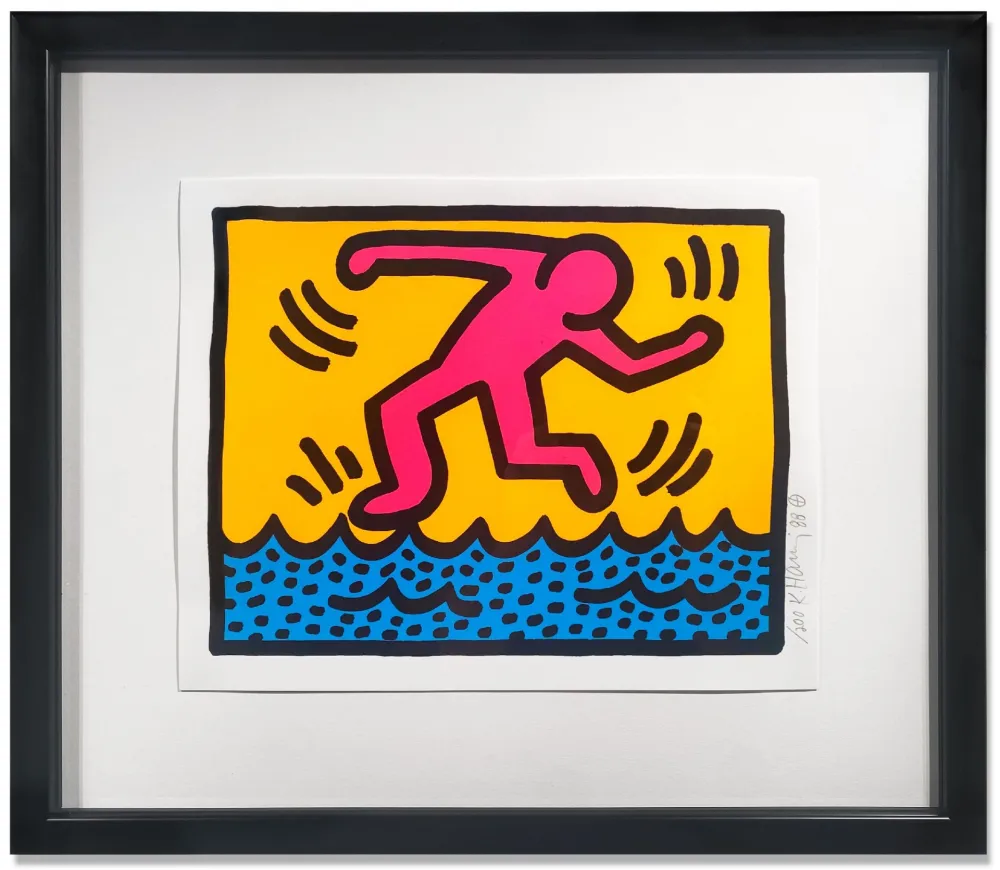 Serigrafía Haring - Pop Shop II (C), 1987