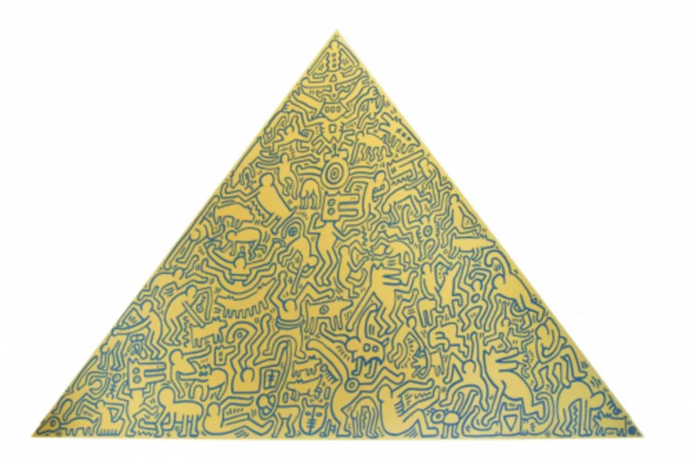 Múltiple Haring - Pyramid (Yellow)