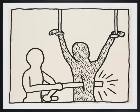 Serigrafía Haring - The Blueprint drawings