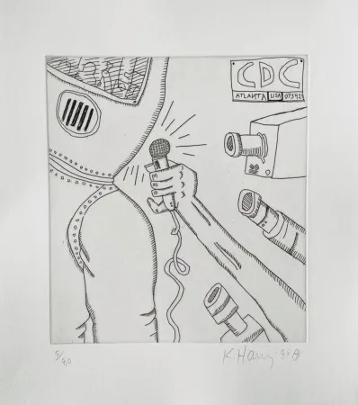 Grabado Haring - The Valley (1)