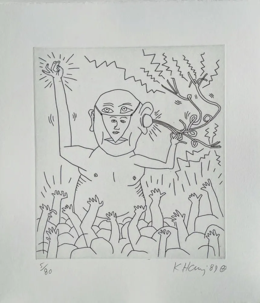 Grabado Haring - The Valley (2)