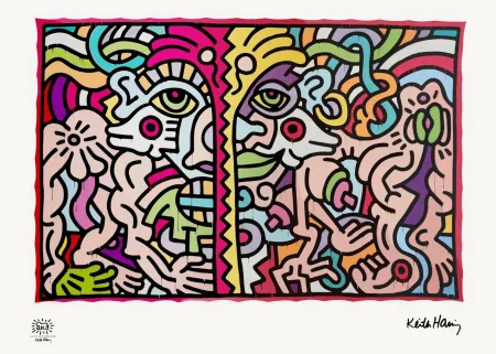 Serigrafía Haring - Untitled (1990)