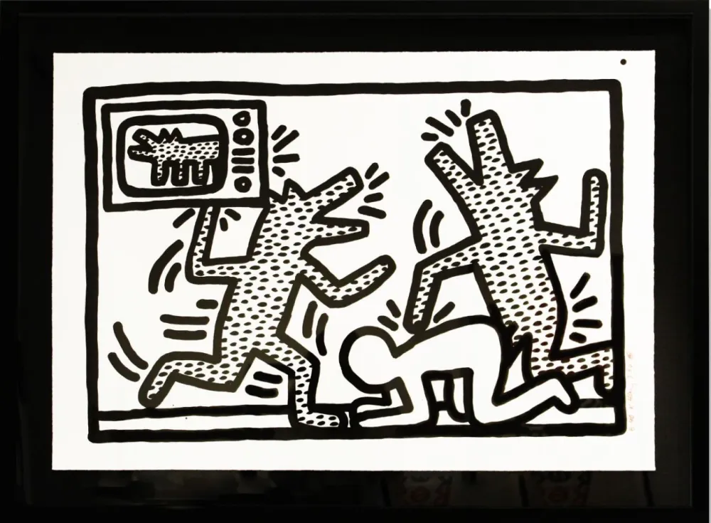 Litografía Haring - Untitled (3)